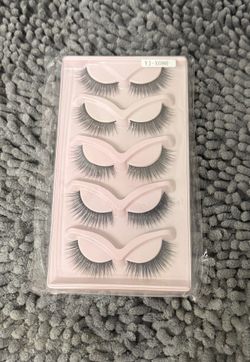 Natural 15mm Cat Eye False Lashes 3D Volume Eye lash code: YJ-X086