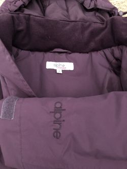ALPINE Snowsport jacket hooded waterproof