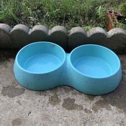 Pet Food Double Bowel 