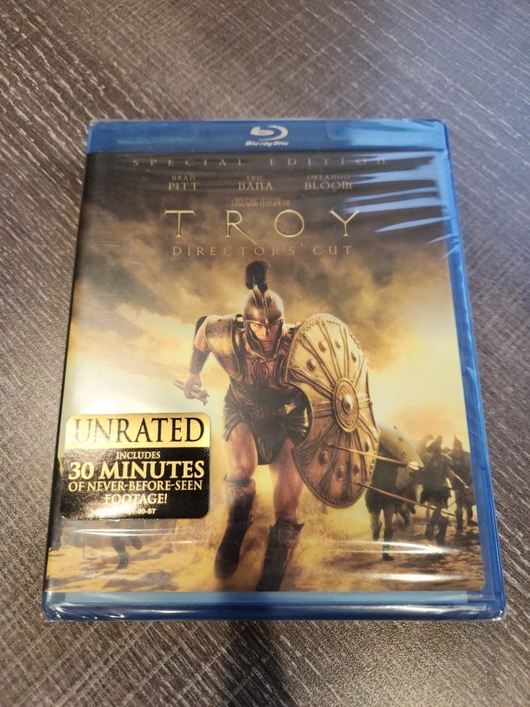TROY Blu ray New Sealed