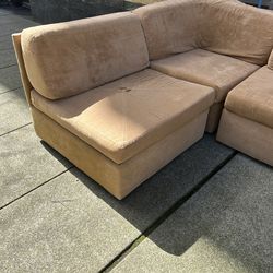Vintage 6pc Sectional Sofa