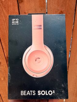 Beats Solo3 Rose Gold / Pink BOX (box only, no headphones)