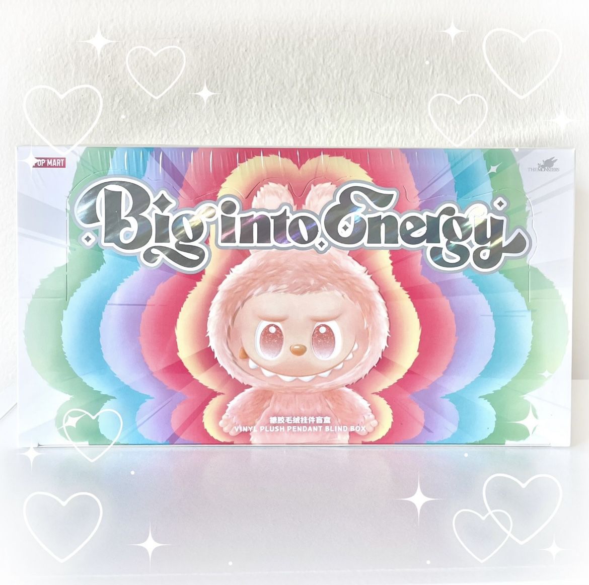 Pop Mart Labubu - THE MONSTERS Big Into Energy Series-Vinyl Plush Pendant Blind Box Case