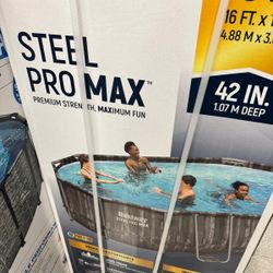 Brand New 16x10x42 Swimming Pool Includes Filter Pump,ladder,and Cover
