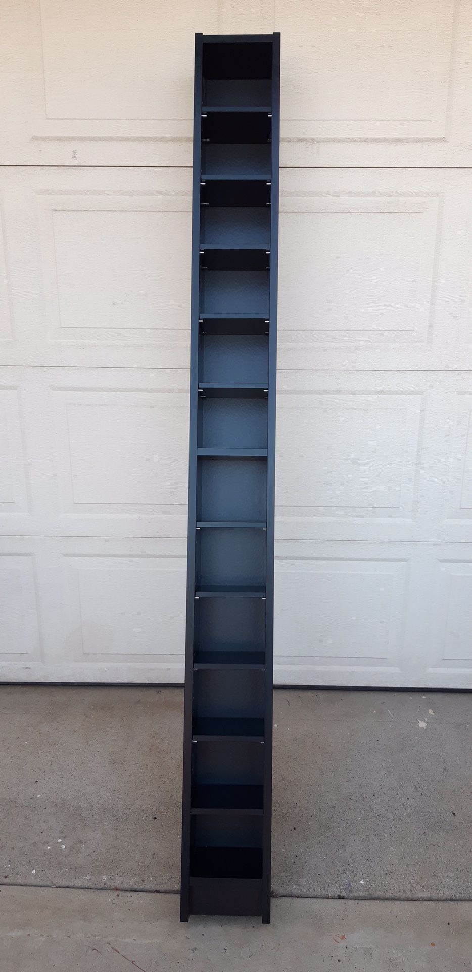 CD/DVD BLACK WALL UNIT $55.00