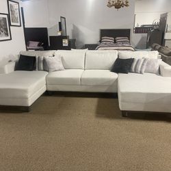 White Sectional 