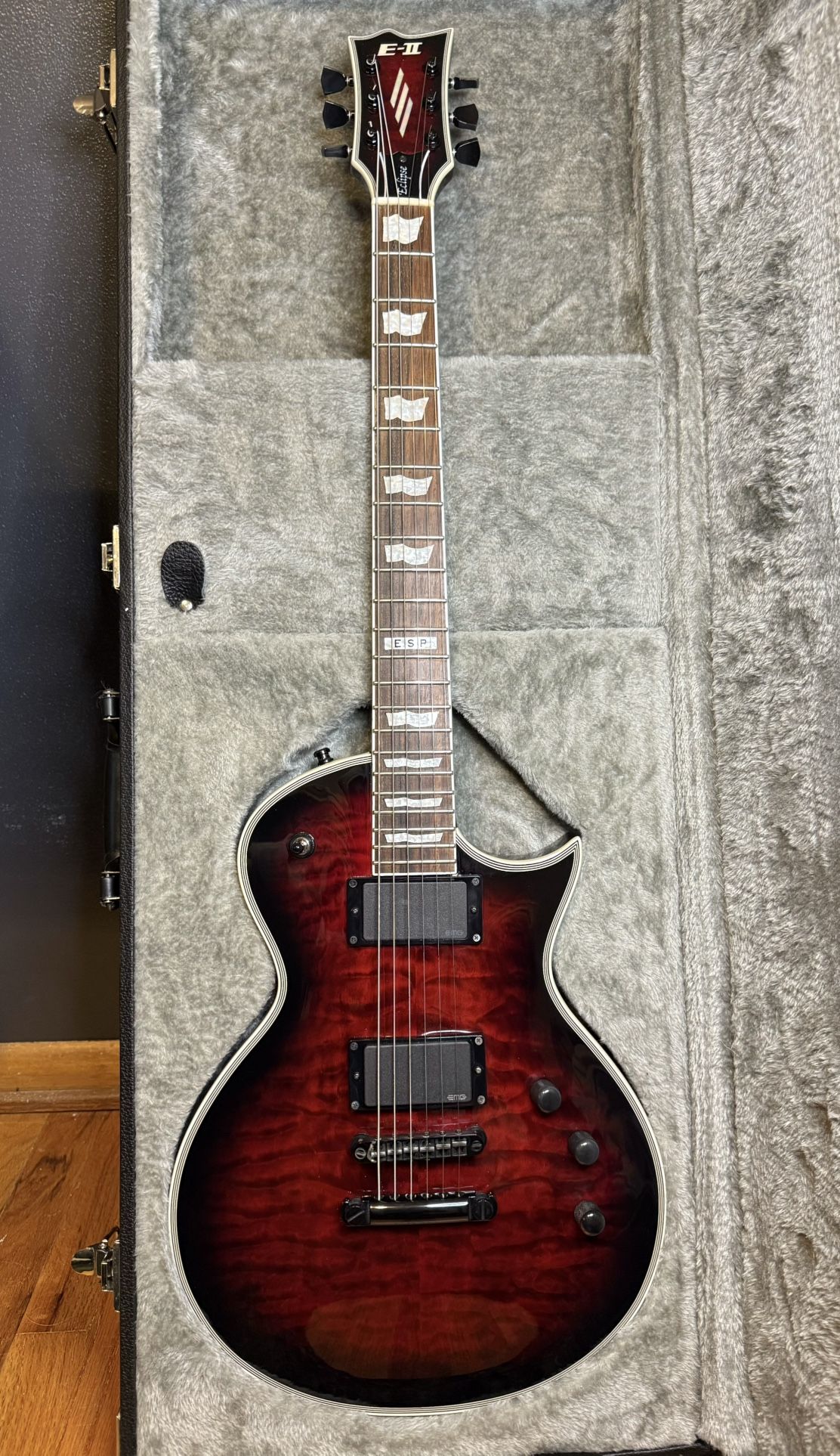 ESP E-II Eclipse See Through Black Cherry