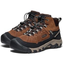 New Big Kids Size 5 KEEN Unisex-Child Targhee 4 Mid Height Durable Comfortable Waterproof Hiking Boots