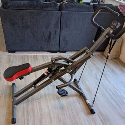 Row-N-Ride Full Body Combo Fitness Machine w/Resistance Bands For Glute & Leg Cardio Workout 📢Firm Price