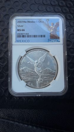 2007 Mexico libertad certificated NGC MS66 key date