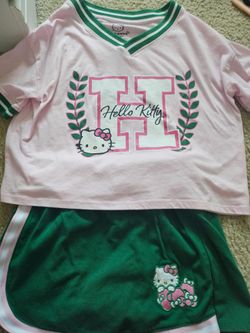 Womens Hello Kitty skort set size small