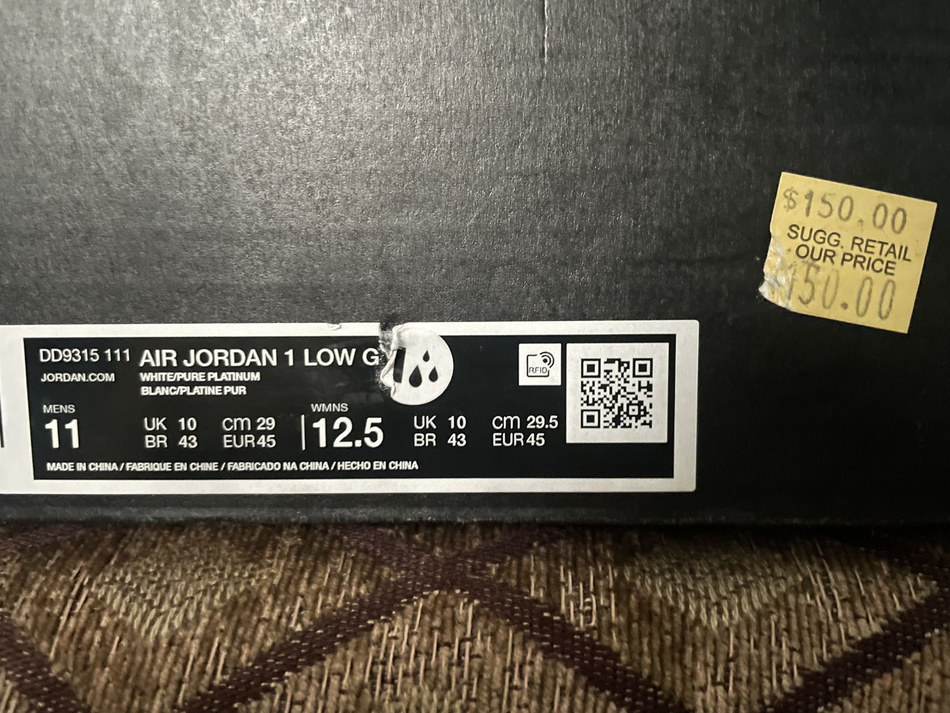 Jordan 1 Golf