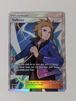 Pokémon TCG Volkner Sun & Moon: Ultra Prism 156/156 Holo Full Art