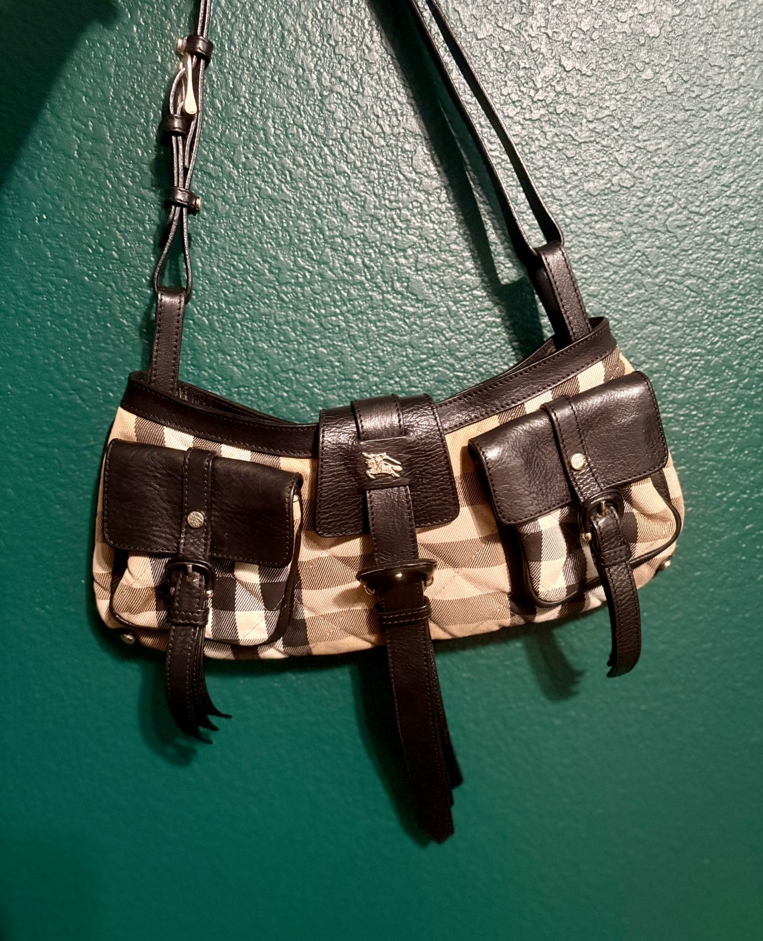 Vintage Burberry Satchel Bag