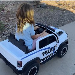 Police Truck Ride On Toy