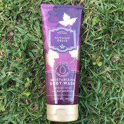 Bath & Body Works Moisturizing Body Wash With Shea Butter Autumn Fall Scented Shower Soap 10 FL OZ