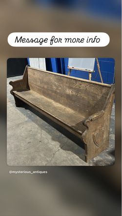 Antique Bench 8 Feet Long