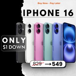 📱 iPhone 16 – ¡Solo $529.99 o $1 de Entrada! Ahorra $279 🔥