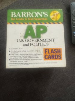 Barron's AP U.S. Government and Politics flashcards