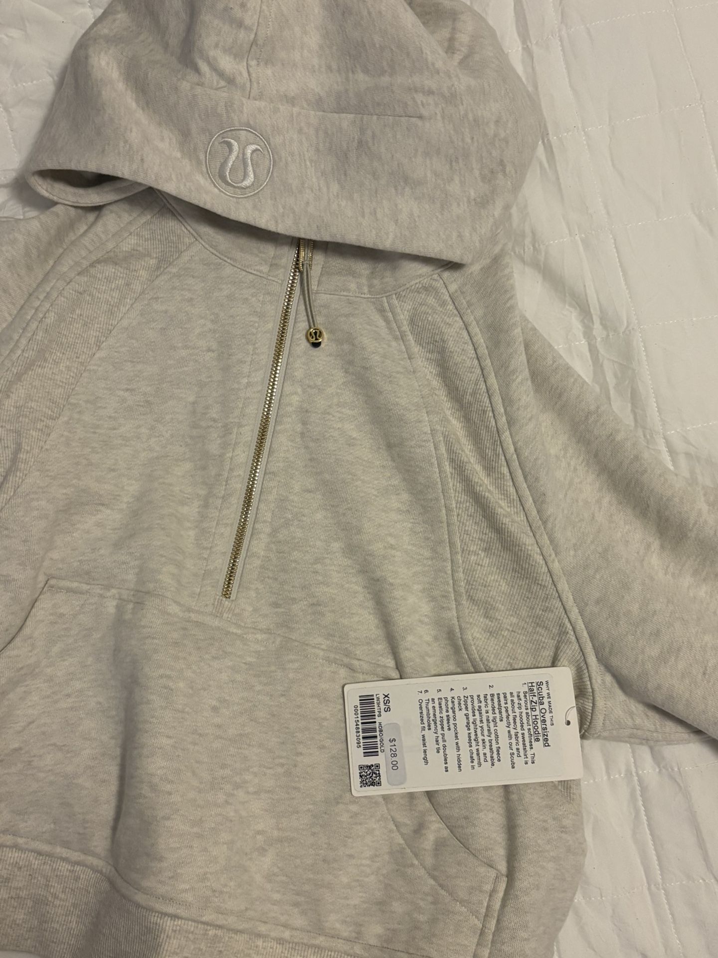 NWT Lululemon Scuba Oversized Half-Zip Hoodie