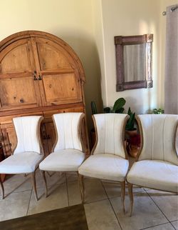 (4) World Market Chairs