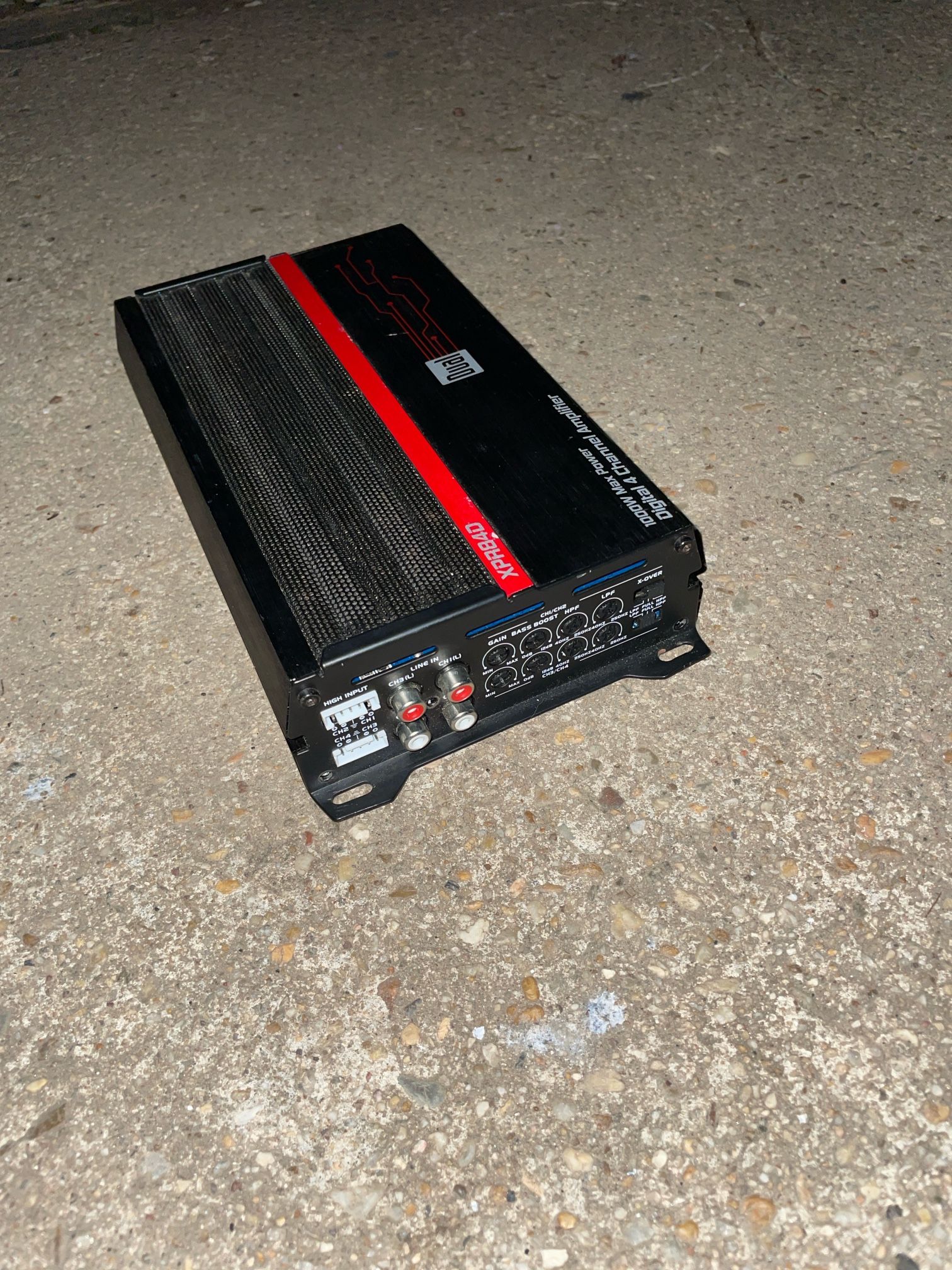 1000 Watt 4 Ch Dual Amplifier