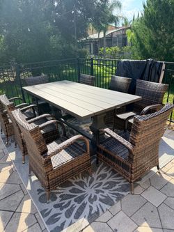 Patio table and chairs