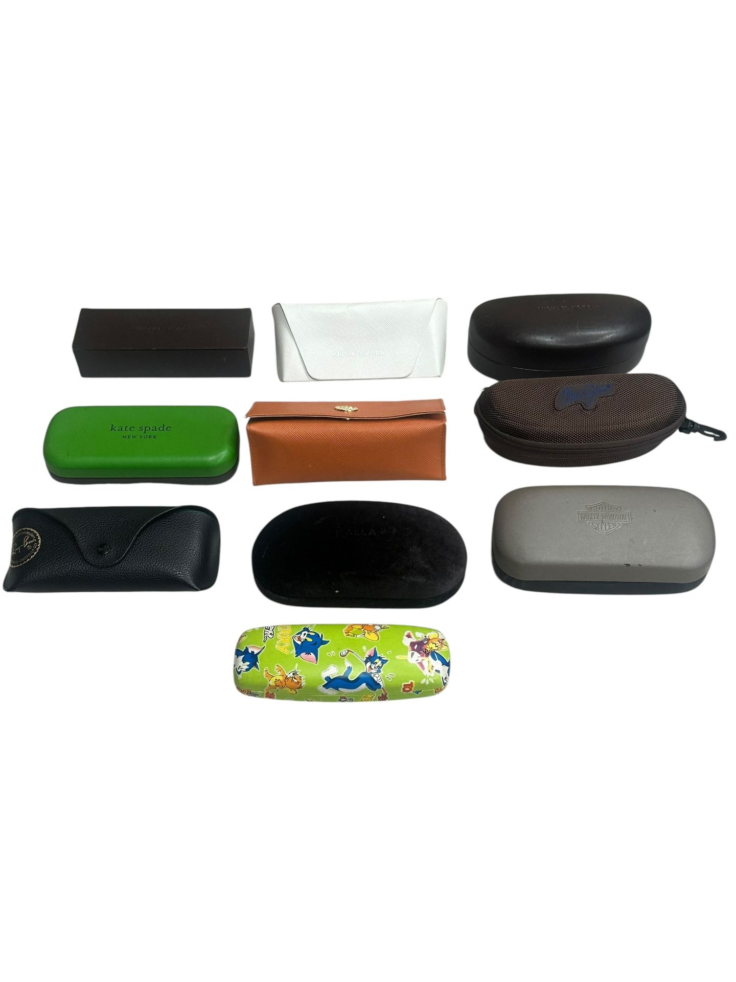 Sunglasses Glasses Designer Case Lot of 10 RayBan Maui Jim Tory Burch Kate Spade