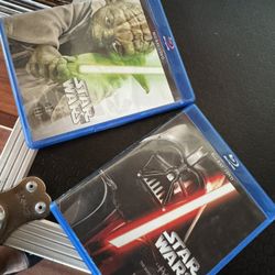 STAR WARS BLU RAY/DVD COMPLETE 6 EP SAGA $70