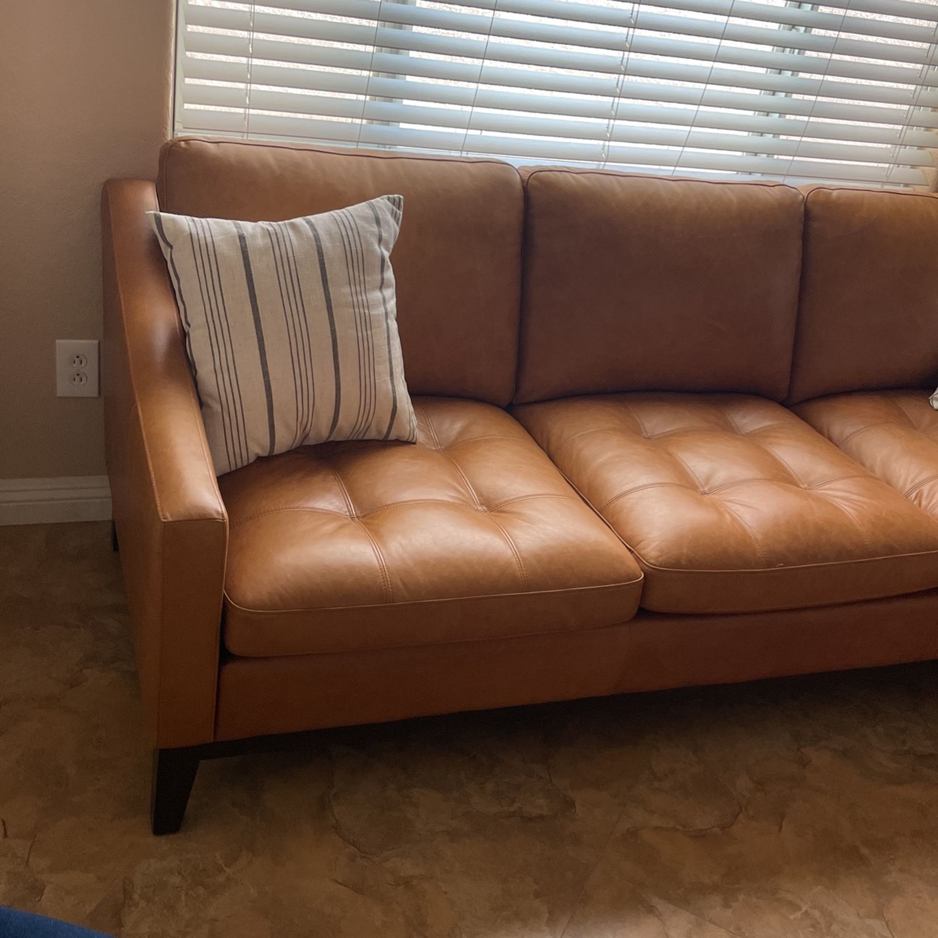 Leather Sofa 