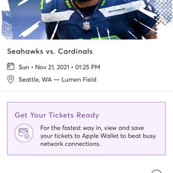Seahawks Vs Cardinals Nov 21