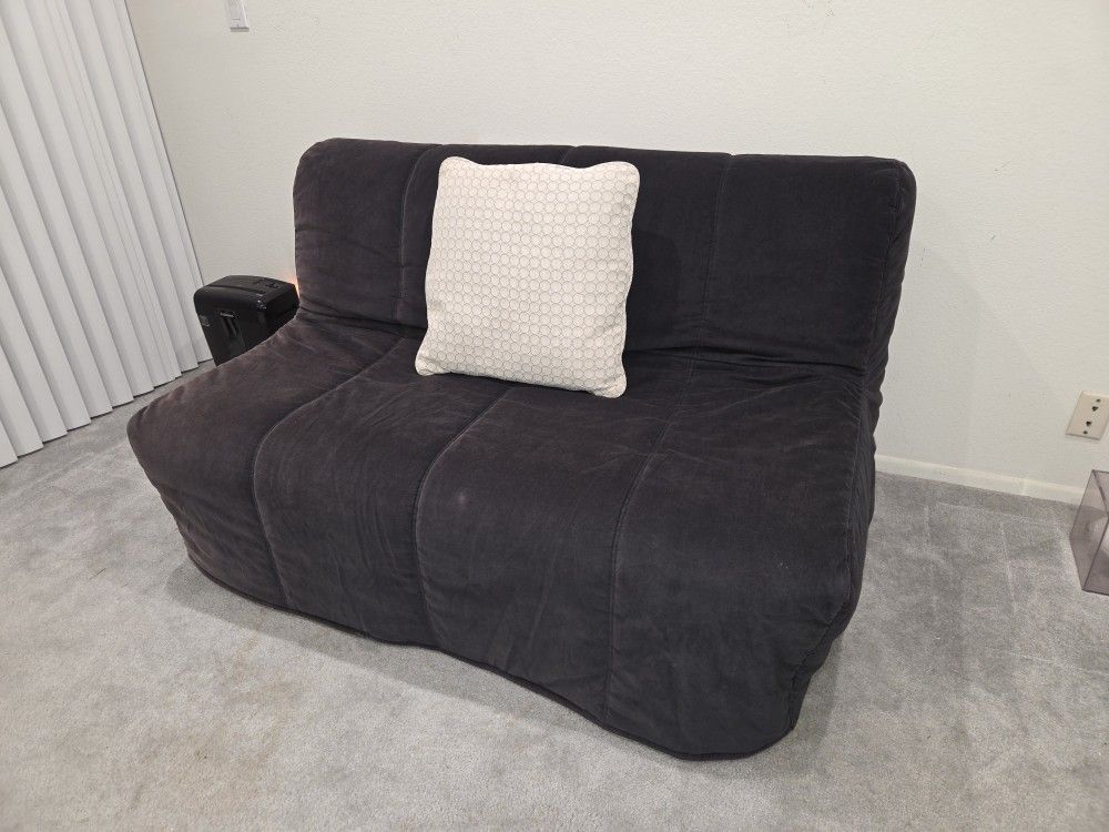 Futon W/ Black Cover