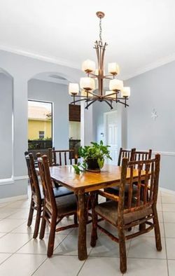 Solid Wood Amish made dining room and storage bench