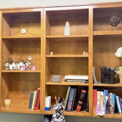Large Solid Wood Wall Shelf/bookcase 
