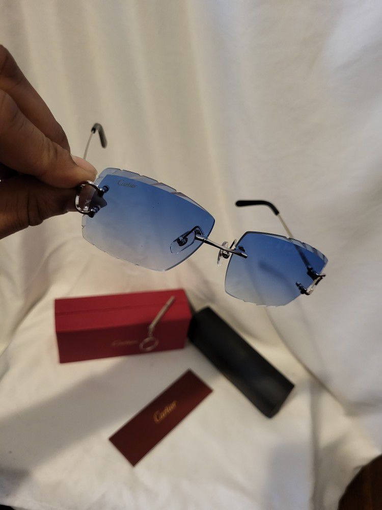 Cartier Frames Designer Glasses(Blue)