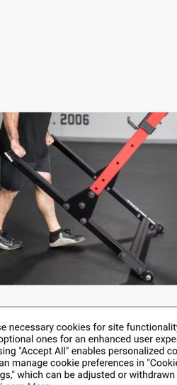 Rogue squat rack wheel bracket
