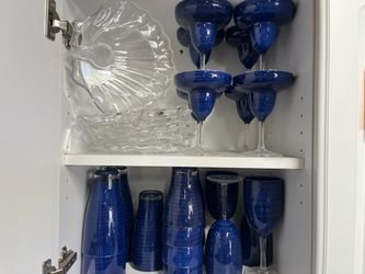Moving sale-Cobalt blue ceramic dishes
