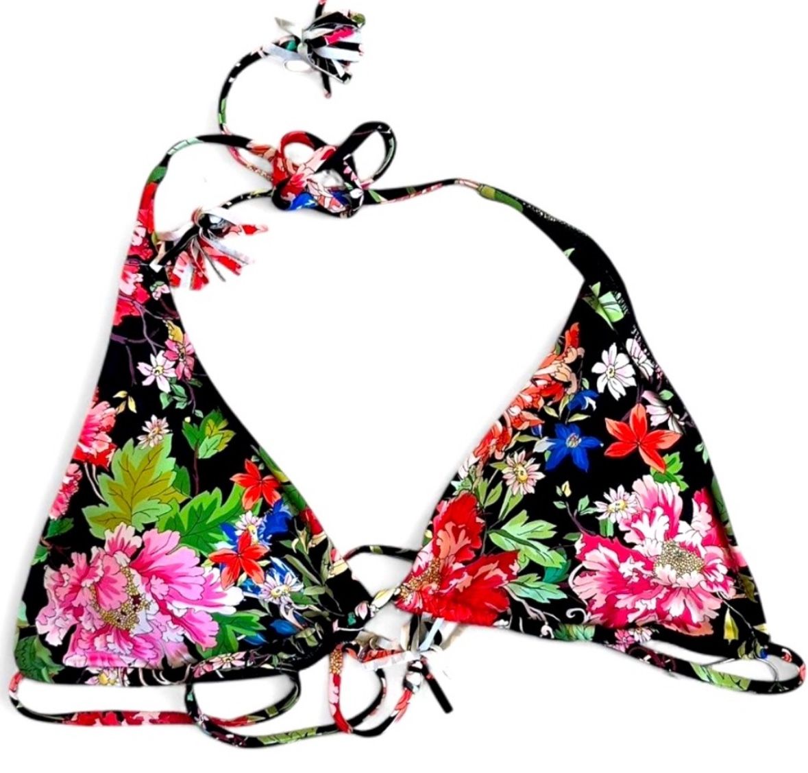 NWT Johnny was Swim Top Bikini  Floral