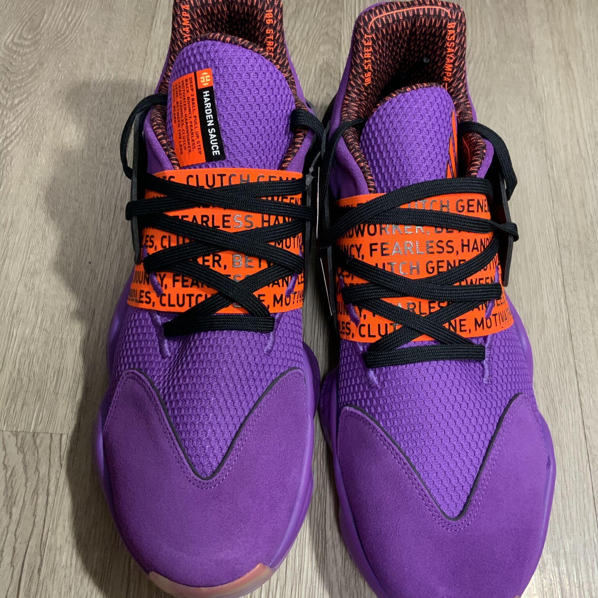 Adidas Harden Vol. 4 GCA Mcdonalds Shoes Grimace Men's Size 13.5 NEW ...