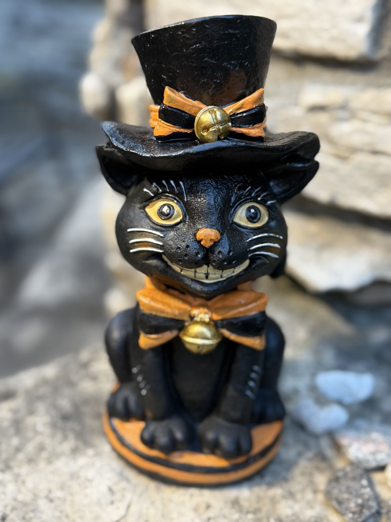 Vintage Style Halloween Cat 