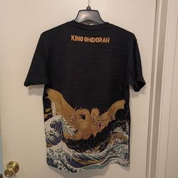 King Ghidorah T-shirt Large The great wave