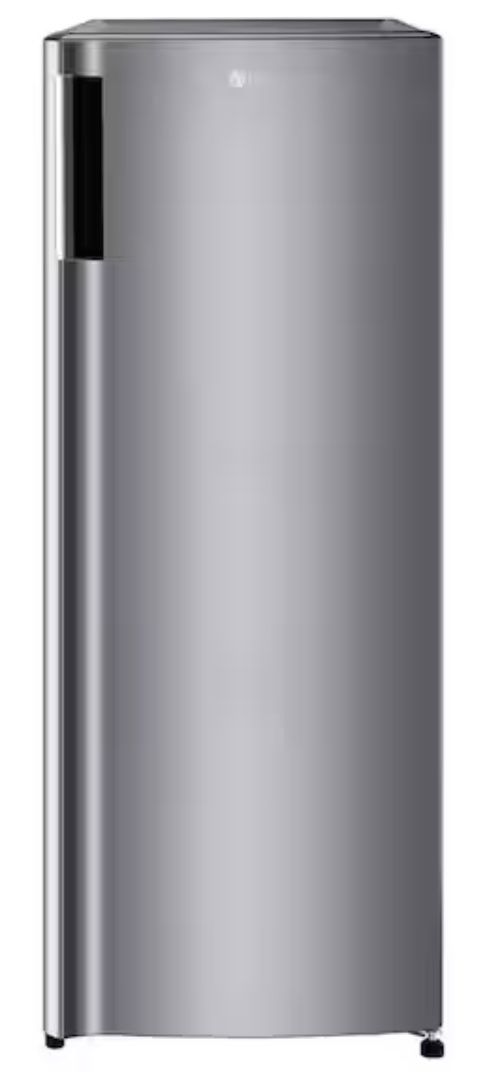 LG 20.63 in. W. 6 cu. ft. Single Door Top Freezer Refrigerator with Inverter Compressor & Pocket Handle in Platinum Silver