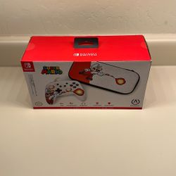 PowerA Mario Wired Controller and Slim Case for Nintendo Switch