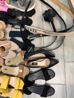 Mixed Women's Shoes and Belts Lot