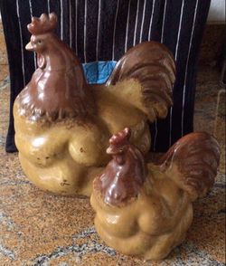 Ceramic Chickens