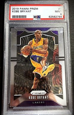 Kobe Bryant 2019–20 Panini Prizm #8 PSA 9 Mint — Final-Era Lakers Card