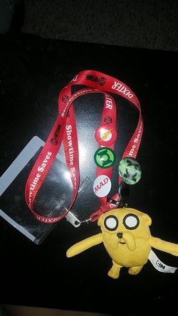 Comic Con Lanyard and Pins