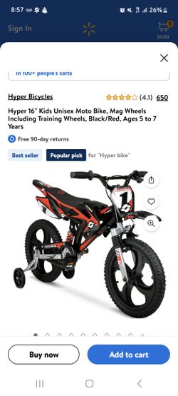 Hyper 16 mag wheels motorbike sale