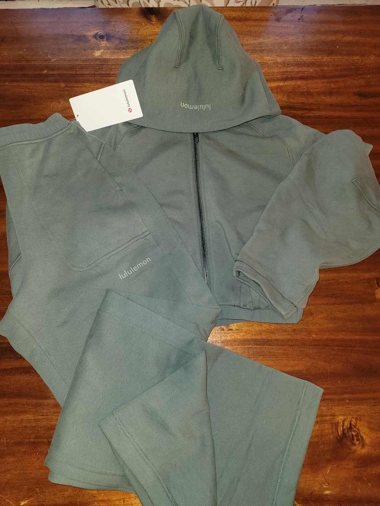 Women's Lululemon Full Zip Hoodie Jogging Set 