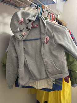 Girls Cat Hoodie